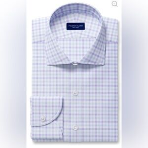 Proper Cloth Thomas Lavender and Blue Multi Check, New 175$